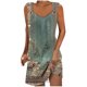 thumbnail image 1 of Vestido de Verano para Mujeres, Moda Color Sólido Bolsillo sin Mangas Vestido Casual Cuello en V Hecho de Poliéster Ligero para Primavera Verano, Vestido de Verano Casual, 1 of 5
