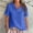 534_Blue, variant on Dyfzdhu Plus Size Linen Blouses for Women Casual Short Sleeve Solid Color Cotton and Linen Ruffled V Neck Shirt,Women Tee Loose Fit Summer Tops Pink