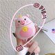thumbnail image 1 of RV Funda de silicona para Airpods 1 y 2, AirPods 2 Funda protectora 3D Divertida y linda funda protectora de dibujos animados, AirPods 1 Funda de carga Suave TPU Silicona a prueba de golpes (Cerdo) oso de fresa Electrónica, 1 of 5