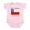 Petal Pink, variant on CafePress - Half Chilean Body Suit - Baby Light Bodysuit, Size Newborn - 24 Months