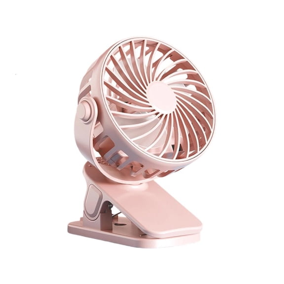 ZELVINN Compact Desktop Clip Fan with Adjustable Clip Mini Charging Air Circulating Fan for Personally Space for Offices Dorm