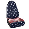 thumbnail image 2 of POLERO 1pcs Car Seat Towel Cover Prevent Sweat Stains Waterproof, Compatible with Van Bucket Seat Truck Seat Terry Cloth Car Seat Cover(American Flag), 2 of 7