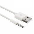 thumbnail image 6 of 3.5mm Jack AUX to USB 2.0 Data Sync Charger Cable for iPod 2nd 3rd 4th 5th 6th 7th USB Audio Cable adapter MP3 Player cord 15cm, 6 of 6