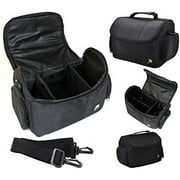 Large Deluxe Carrying Case Camera Bag For Canon EOS Rebel T6 80D 70D