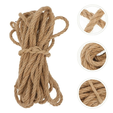 HOOWIFFY Handworked Jute Twine Khaki for Elegant Christmas and Party Decoration 1Set
