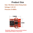 thumbnail image 4 of 10X 0-40Kpa Air Pressure Sensor Module Water Level and LIquid Level Sensor Controller Board, 4 of 5