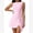 Pink, variant on IWEMEK Women’s High Neck Sleeveless Athletic Tennis Dress with Built-in Shorts for Golf Workout Rompers Wrap Skirt M Black