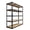 36x24x72 in B, variant on Heavy Duty 5 Tier Storage Shelves, 72 in Metal Garage Shelving Unit, Carbon steel frame with MDF boards, 396 lbs per shelf, garage or pantry ready, fittings, hammer and gloves included