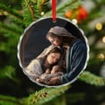thumbnail image 4 of Holy Family Christmas Crystal Glass Christmas Ornament Holiday Present Ideas Navitity Religious Round Shaped Glass Ornament, 4 of 8