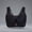 Black, variant on Wireless Full Coverage Bralette for Plus Size Women Lace Seamless Comfort Bra with Wide Straps No Underwire Soft Breathable Everyday Lounge Sleep Support Bra, Black,38C