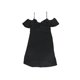 thumbnail image 1 of bar III Vestido acampanado con hombros descubiertos para mujer, negro, grande, 1 of 2