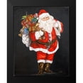 thumbnail image 2 of Pinto, Patricia 12x14 Black Modern Framed Museum Art Print Titled - Jolly and Joyful Night Santa, 2 of 5