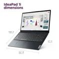 thumbnail image 3 of Lenovo IdeaPad 1i 15.6" Full HD Touchscreen Laptop, Intel Core i5-1335U, 40GB RAM, 512GB SSD, IPS Anti-Glare Display, Windows 11 Home, Wi-Fi 6, Abyss Blue, 3 of 7