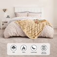 thumbnail image 4 of LHSHID Wedding Anniversary Couples Gifts Blanket Flannel Soft and Comfortable Anti static Bed Sofa Blanket 50x60in, 4 of 6