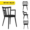 thumbnail image 1 of Set de Sillas de Comedor con Descansabrazos – Diseño Moderno y Resistente, 1 of 7