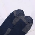 thumbnail image 4 of Calcetines de lana de color liso para hombre, para senderismo, deportivos, gruesos y cálidos, de lana, para esquí y nieve, de poliéster., 4 of 9