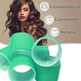 thumbnail image 2 of Set of 12 Self Grip Holding Hair Rollers Salon Hairdressing Curlers Great for Fine & Short Hair - Medium Size Self Stick Hair Roller, Random Color, 2 of 8