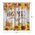 thumbnail image 5 of Farmhouse Sunflower Home Shower Curtains,Washable Bath Curtain with Hooks Friendly Polyester Fabric Bathroom Curtains for Halloween Thansgiving Christmas Hotel Dorm, 5 of 5