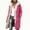 Hot Pink, variant on Womens Winter Long Coats Trendy Plush Fleece Sherpa Lined Jacket Casual Oversized Outerwear with Hood