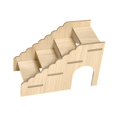 thumbnail image 4 of Escaleras de madera Salvador para hámster decoración de jaulas accesorio para hábitat, 4 of 9
