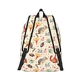 thumbnail image 2 of Honeii Autumn Forest Animals Print Canvas College Laptop Backpack, Durable Rucksack Travel Notebook Bag School Backpack Book Bag for Men Women-Small, 2 of 7