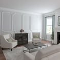 thumbnail image 5 of 7"W  x 11"H x  3/4"P Hillsborough Panel Moulding Corner, Right (matches moulding PML01X01HI), 5 of 7