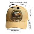 thumbnail image 6 of WKSCLPAI Veterans' Pride Hat, DD-214 Military Adjustable Baseball Cap, Eagle Printed Commemorative Veterans Day Baseball Cap(Khaki), 6 of 6