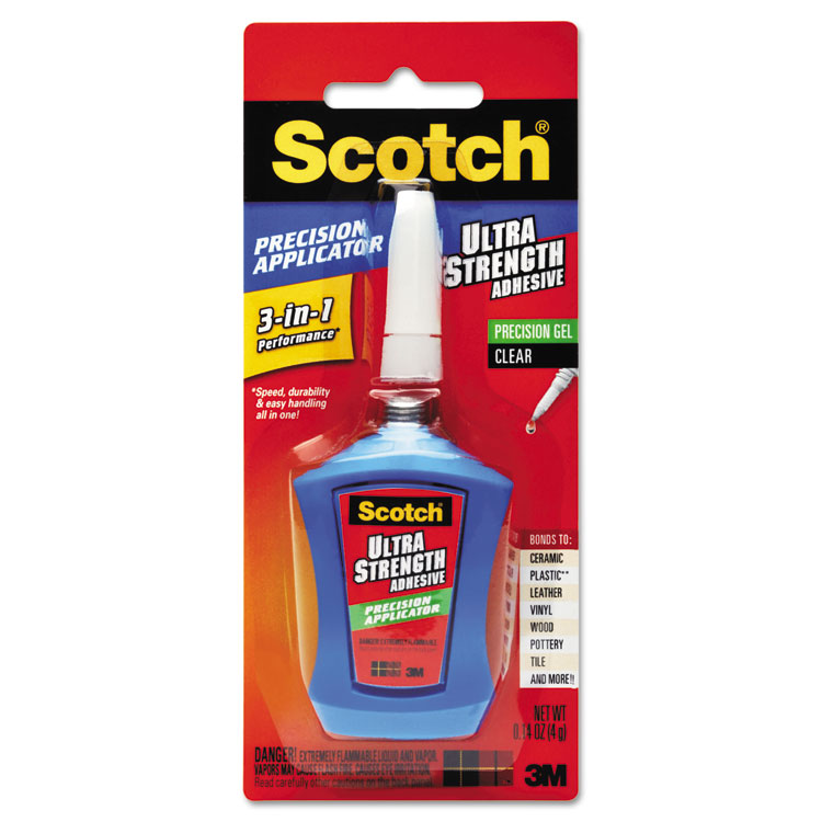 Scotch Super Glue Liquid Precision Applicator 0.14 oz Clear ADH670