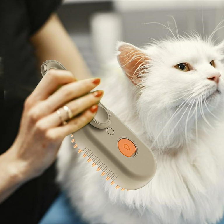 Apmemiss Clearance Pet Steam Brush Cat Steamy Brush for Shedding Cat Grooming Brush Steamer Pet Hair Cleaning Brush Rechargeable Steaming Pet