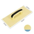 thumbnail image 1 of Drywall Smooth Trowel Brush Wall Plastic Blade Finishing Putty Building Tools Yellow-L, 1 of 6