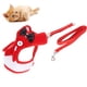 thumbnail image 5 of Escape-Proof Vest Strap, Cat Vest Type Harness Walking Pet Vest Cat Harness With Leash Cat Vest With Adjustable Leash  For Cat Vest For Pet Harness ANGGREK Rojo S, 5 of 8
