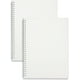 Miliko Transparent Couverture Rigide B5 Blanc Wirebound/Spiral Notebook/Journal Set-2 par Pack, 7,1 Pouces x 10 Pouces (Blanc) – image 1 sur 5