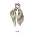 thumbnail image 4 of maskred Exquisite Craft Solid Color Hair Tie For Polished Look Casual Cloth All Trend Match Soft Texture Stain Finish Elasticity Grey, 4 of 6