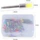thumbnail image 2 of Cepillos de Pulido Dientes, 100 Piezas Cepillo de Cabeza Plana, Cepillo de Pulido Dental Colorido Nylon (1), 2 of 8