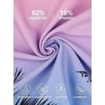 thumbnail image 6 of Beautyin Women Rash Guard Swimsuit Long Sleeve UV Protection Quick-drying Lightweight Printed Shirt with Thumb Holes, 6 of 6