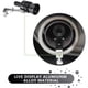 thumbnail image 3 of Silbato turbo, silbato turbo de tubo de escape de coche de aleación de aluminio universal para piezas de automóvil SUV de coche (1 pieza-negro), 3 of 5