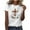 Multicolor, variant on Inverlee Women's Easter Shirts Rabbits Eggs Graphic Tees Loose Fit Short Sleeve T Shirts Blouses Workout Round Neck Dressy Casual Tops