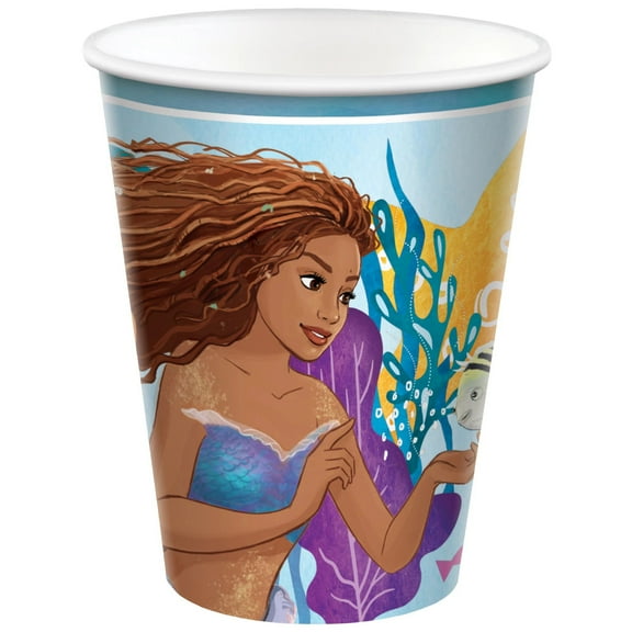 The Little Mermaid 'Beyond The Sea' 9oz Paper Cups (8ct)