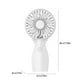 thumbnail image 3 of Ganfancp Ventilador de Mano Silencioso Gran Potencia de Viento Ventilador Compacto Portátil de Viaje para Exteriores Ofertas Del Día Ventilador X1,Cable X1, 3 of 6