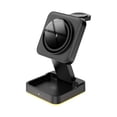 thumbnail image 2 of xaoyunyn 3-in-1 Foldable Magnetic Wireless Charger Stand for Smartphones Watches Earphones 15W Fast Charging with LED Light Portable Design,Black, 2 of 7
