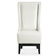 thumbnail image 7 of 23.03" Wide High Back Throne Royal Chair, Wing Back Chair with Arms Upholstered Tall Back, Accent Chair Side Chair for Living Room Bedroom Waiting Room, 7 of 7