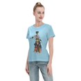 thumbnail image 4 of Women's Basic Short Sleeve T-Shirt Naruto Naruto Sasuke, 4 of 6