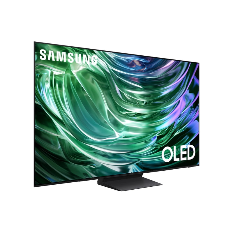 SAMSUNG 55" Class S90D OLED Smart TV QN55S90DAFXZA 2024 front and back view