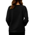 thumbnail image 5 of Hxshgdsn Womens Maternity Clothes Long Sleeves Crew Neck Pregnancy Sweatshirts Funny Tops With Graphic Printed Black L, 5 of 6
