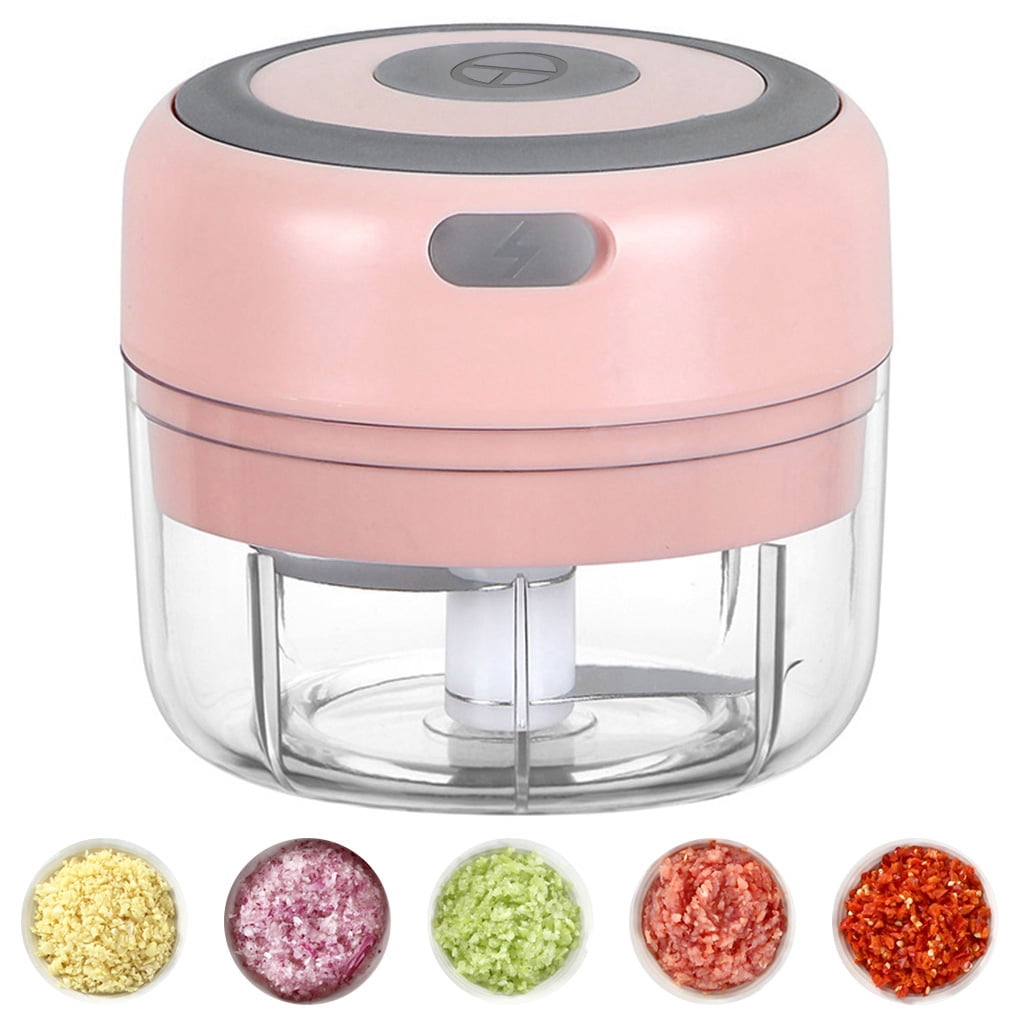 SANAG Mini Electric Garlic Grinder Portable Food Press Mincer Seasoning