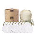 thumbnail image 1 of 16 Piece Reusable Makeup Remover Pads with Washable Laundry Bag and Round Box for Storage for All Skin Bamboo Fiber Makeup Remover Pads, 1 of 7