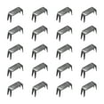 thumbnail image 1 of Unique Bargains 20Pack Zipper Stoppers, #8 Top & Bottom Stops for Rescue Repair, Metallic Black, 1 of 6