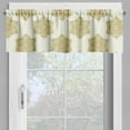 thumbnail image 2 of Ambesonne Victorian Valance Pack of 2, Damask Inspired Motifs, 54"X12", Eggshell Dark Khaki, 2 of 5