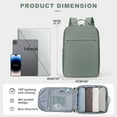 thumbnail image 3 of United Airline Approved Personal Item Travel Bag for Women, Underseat Luggage Carry On Backpack for Men, Cabin Size Waterproof Laptop Backpack, Mochila De Viaje, Rucksack Casual Daypack, Olive Green, 3 of 9