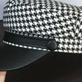 thumbnail image 6 of YooGuoGuo Newsboy Cap Octagonal Cap for Women Plaid Leather Visors Vintage Winter Berets Ladies Hat Spring Paperboy Hat, 6 of 7